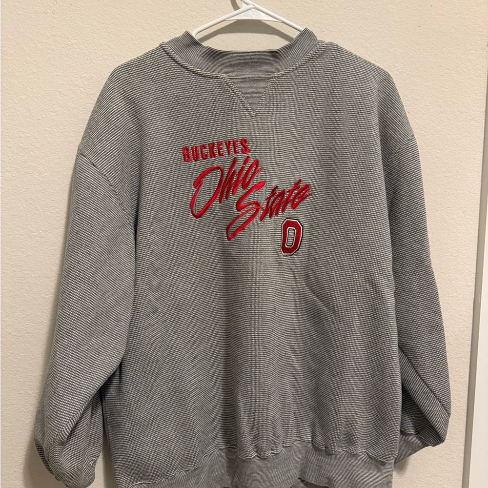 Ohio State Gray Crewneck Sweater